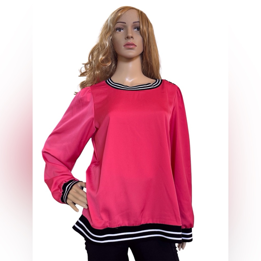 Karl Lagerfeld Stripe Detail Blouse